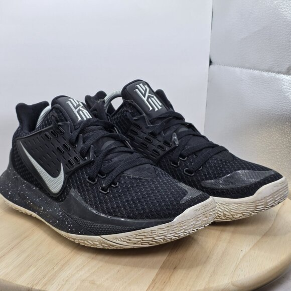Nike Kyrie Low 2 Black Metallic Silver Sneakers Gym Shoes AV6337-003 Mens 9.5 - Picture 5 of 9